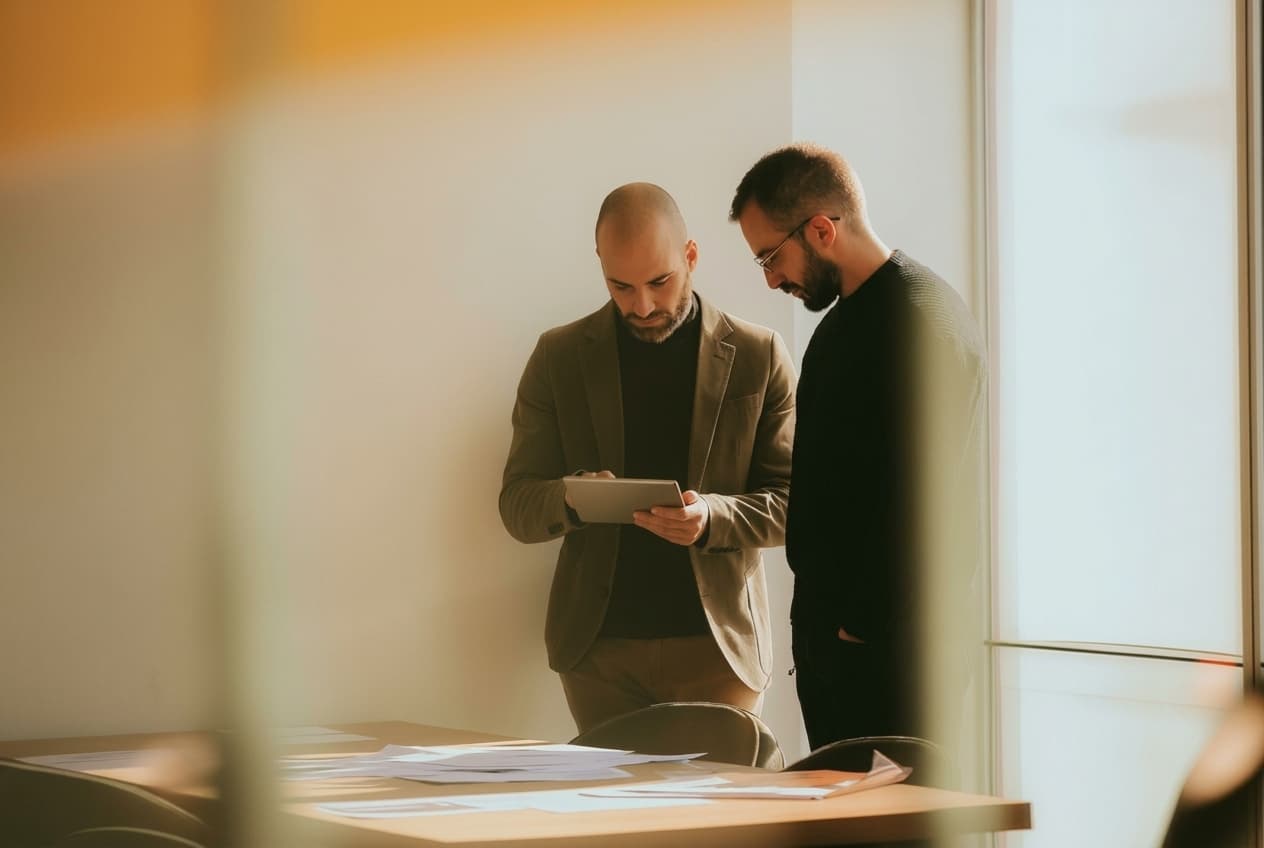 Cipher & Curve partners reviewing delivery architecture